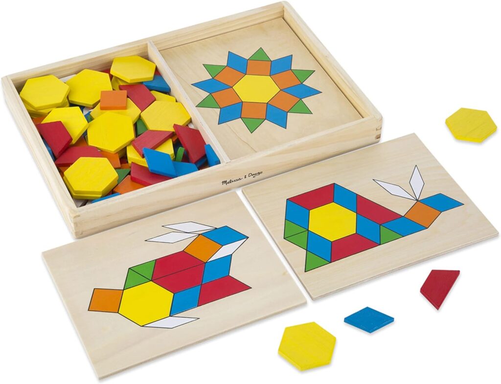 colorful pattern blocks