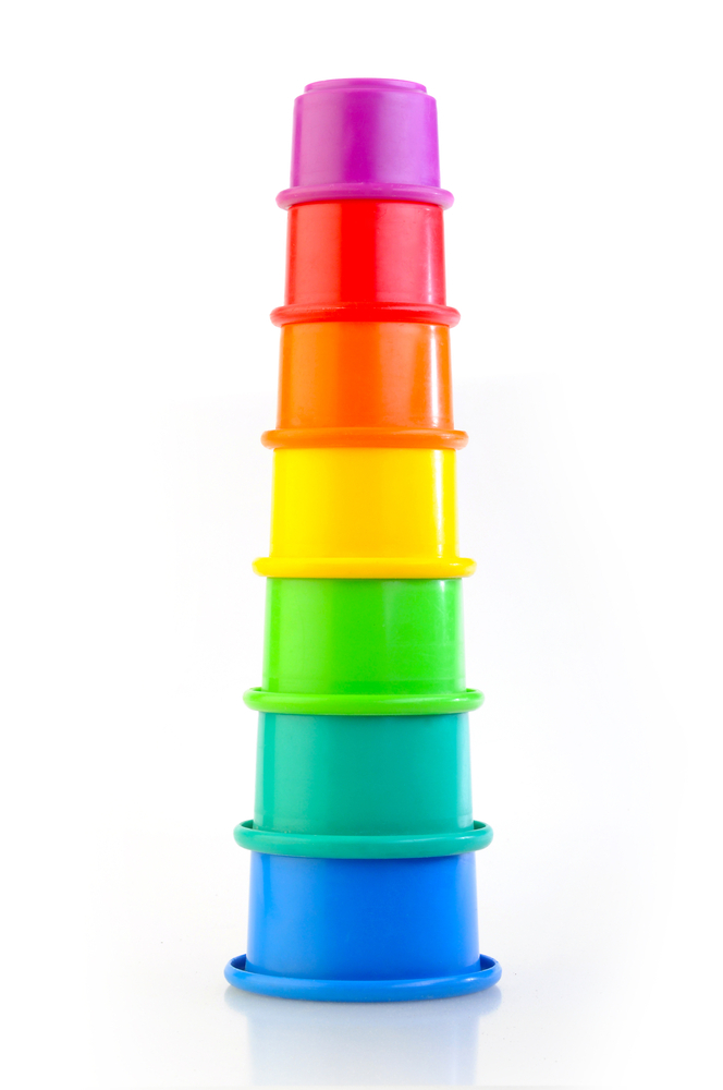 Montessori stacking cups