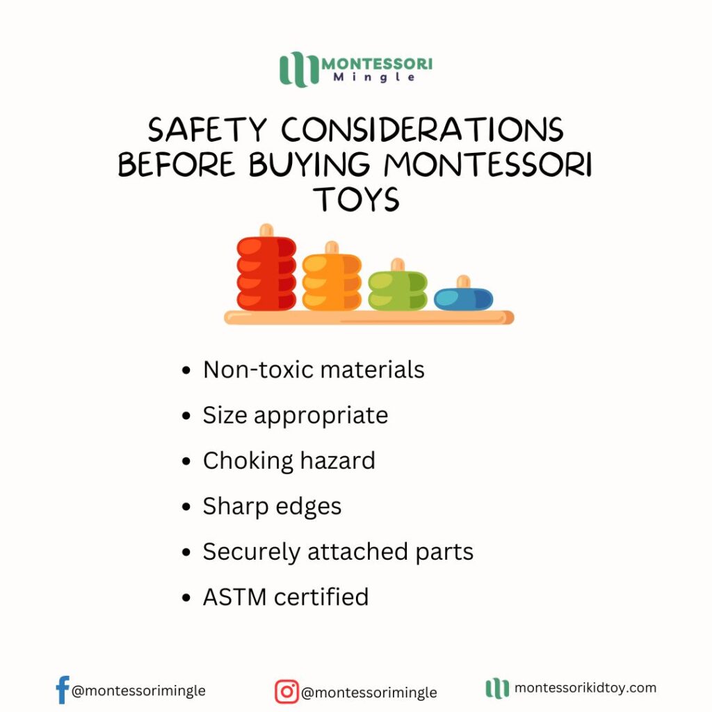 safety considerations before buying montessori toys.